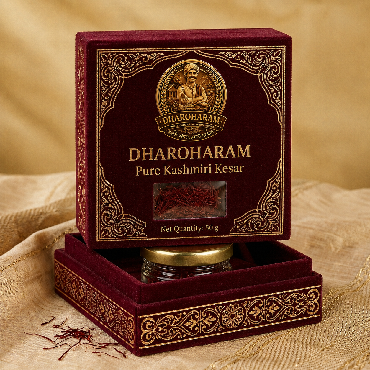 dharoharam pure kashmiri kesar 50g dharoharam pure kashmiri kesar 50g