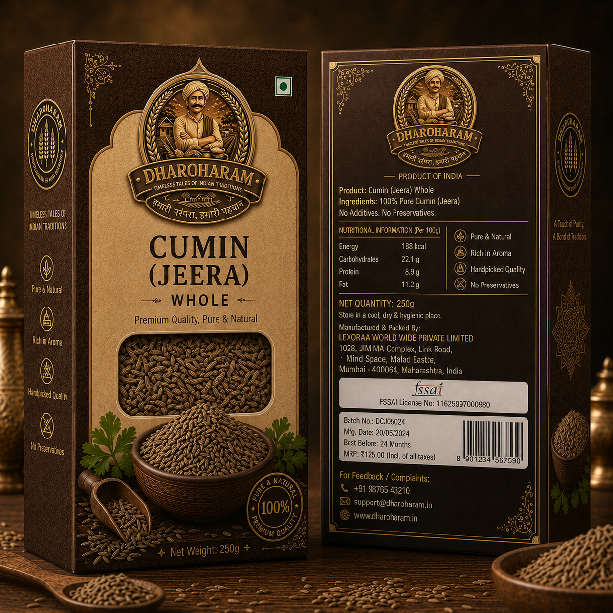 dharoharam cumin seed 250g dharoharam cumin seed 250g