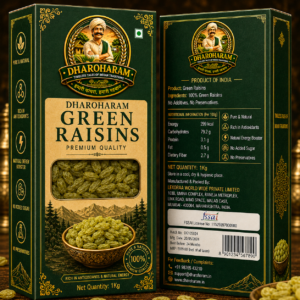 dharoharam premium green raisins 1kg