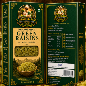 dharoharam premium green raisins 250g