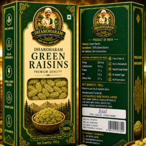 dharoharam premium green raisins 100g