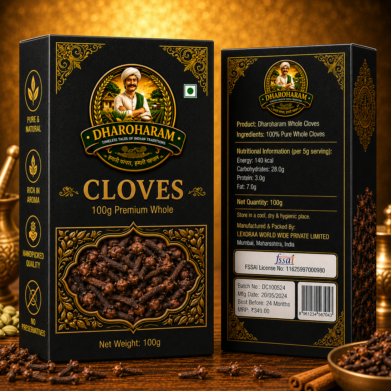 dharoharam premium cloves 100g dharoharam premium cloves 100g