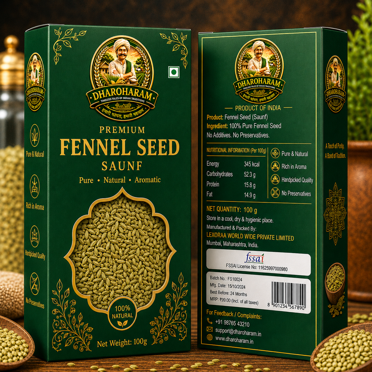 dharoharam premium funnel seed 100g dharoharam premium funnel seed 100g
