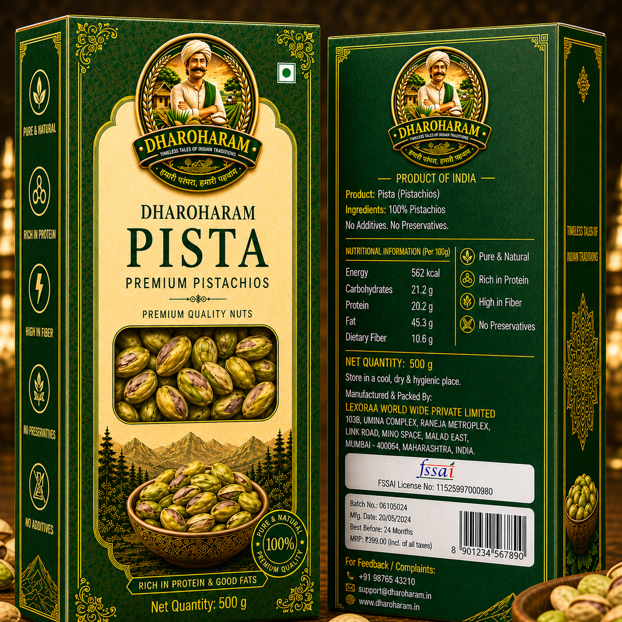 dharoharam premium green pistachios 500g dharoharam premium green pistachios 500g