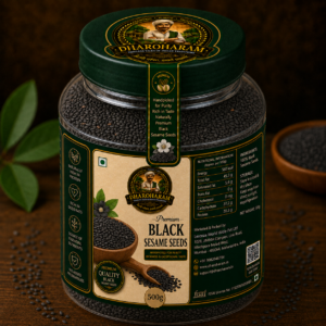 dharoharam premium black sesame seed 500g